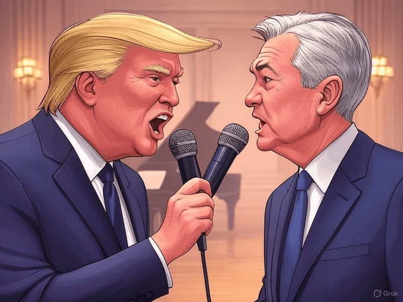 Gold zooms, Dow sinks on Trump’s Powell and tariff tantrum